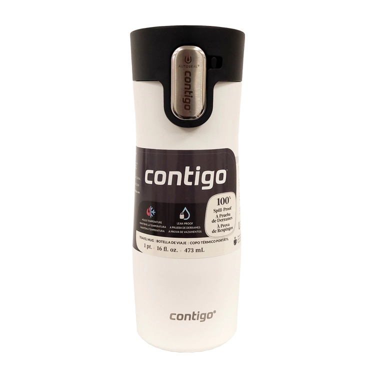 Vaso Termico Contigo West Loop Autoseal Salt Blanco 473 ml Art.22243337
